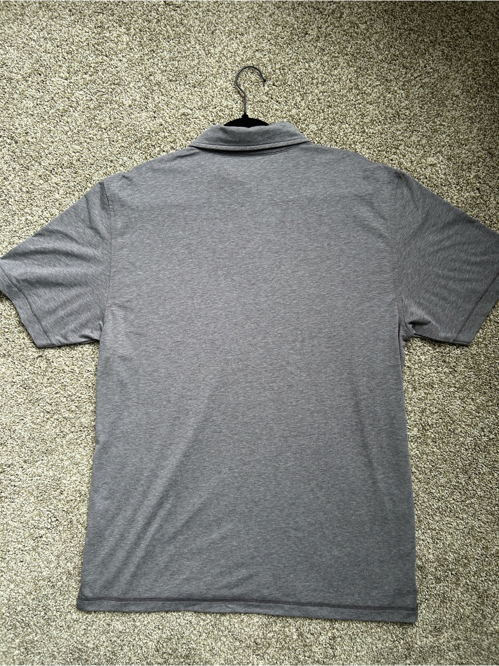 Linksoul Men's Solana Pima Polo Shirt, Nomad Heather, Size L - Picture 3 of 7